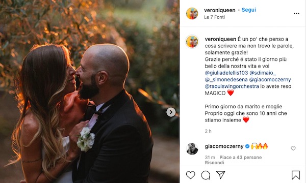 Foto profilo Instagram di Veronica, sorella della De Lellis