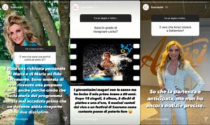 Le storie Instagram di Lorella Cuccarini