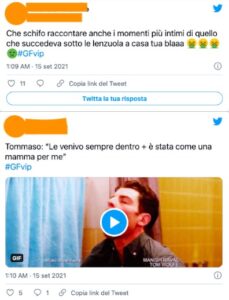 I tweet contro Tommaso Eletti