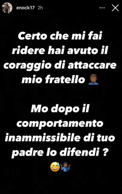 GF Vip 6, Enock Barwuah risponde a Raffaella Fico