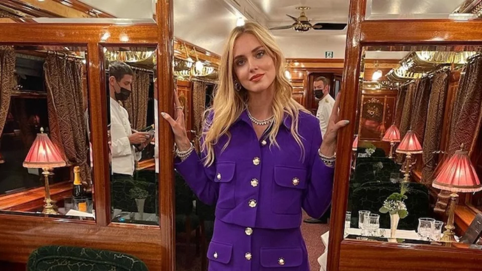 Chiara Ferragni rimane bloccata sull’Orient Express per un incidente