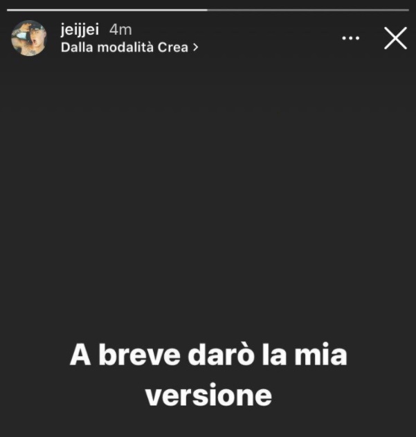 La storia Instagram di Joele Milan