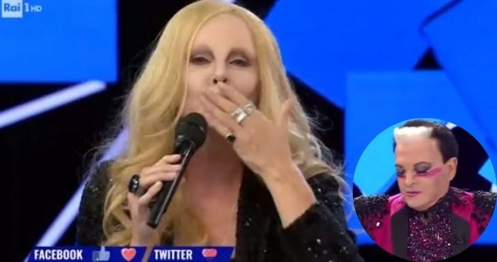 Alba Parietti imita Patty Pravo a Tale e quale show 2021