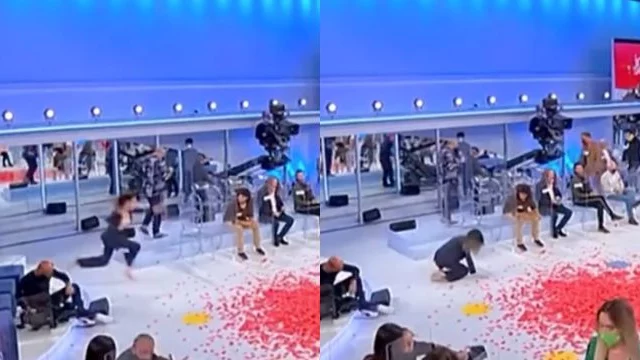 Andrea Nicole Conte cade a Uomini e Donne
