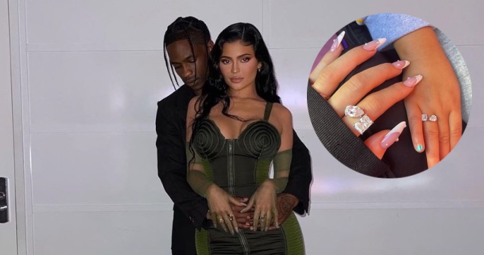 Travis Scott ha regalato a Kylie Jenner e a sua figlia Stormi due anelli identici