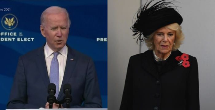 Joe Biden avrebbe fatto un peto davanti a Camilla Parker Bowles