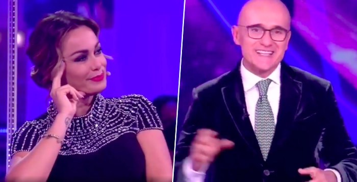 Sonia Bruganelli torna in studio dopo il battibecco con Signorini