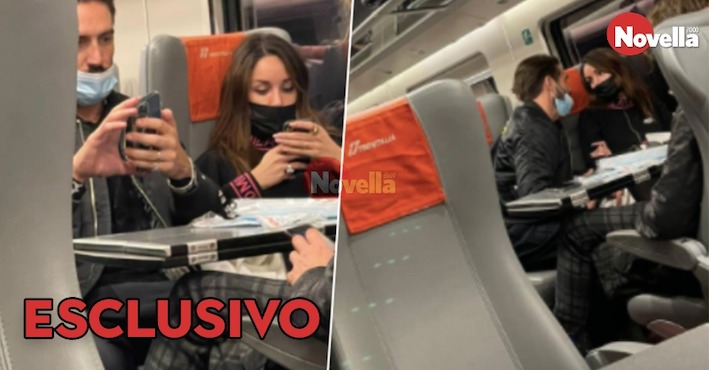 Alex Belli e Delia Duran: duro scontro in treno, lei lancia la fede (FOTO ESCLUSIVE)