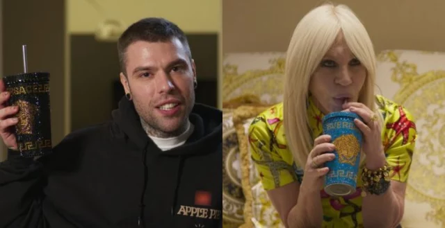 The Ferragnez: quanto costa la tazza Versace usata da Fedez e Donatella