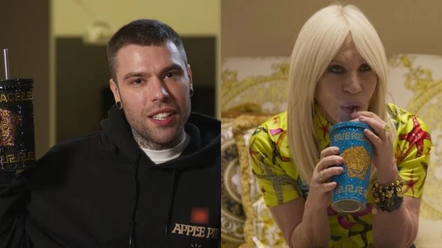 The Ferragnez: quanto costa la tazza Versace usata da Fedez e Donatella