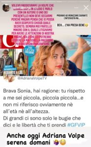 La risposta di Sonia Bruganelli