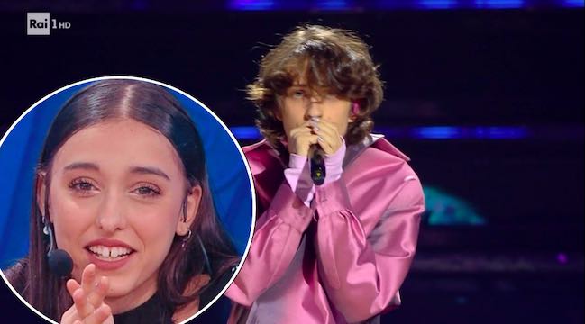 Giulia Stabile commenta l'esibizione di Sangiovanni a Sanremo 2022