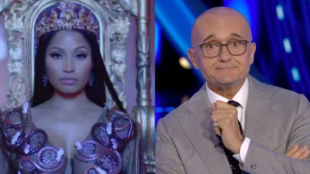 Nicki Minaj mette mi piace a una foto di Alfonso Signorini