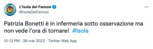 Il comunicato de L'Isola dei Famosi