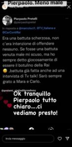 La storia Instagram di Mara Venier