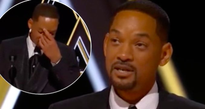 Le scuse di Will Smith in lacrime dopo il pugno dato a Chris Rock