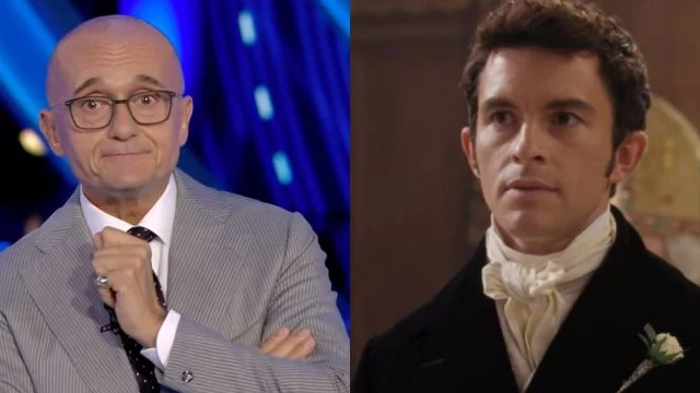 Alfonso Signorini fan di Bridgerton e di Anthony: la battuta del conduttore