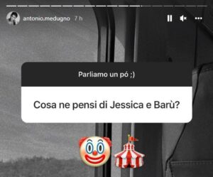 La risposta di Antonio Medugno su Jessica e BarÃ¹