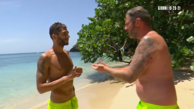 Jeremias Rodriguez ed Edoardo Tavassi, è scontro a L'Isola dei Famosi