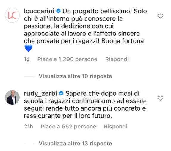I commenti di Lorella Cuccarini e Rudy Zerbi