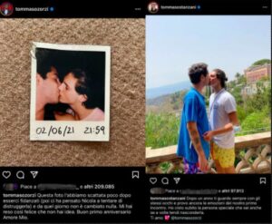 I post Instagram di Tommaso Zorzi e Tommaso Stanzani