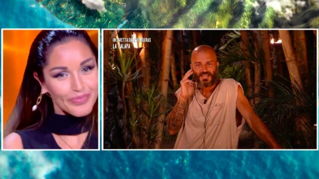 Nicolas Vaporidis replica all'attacco di Delia Duran in diretta a L'Isola