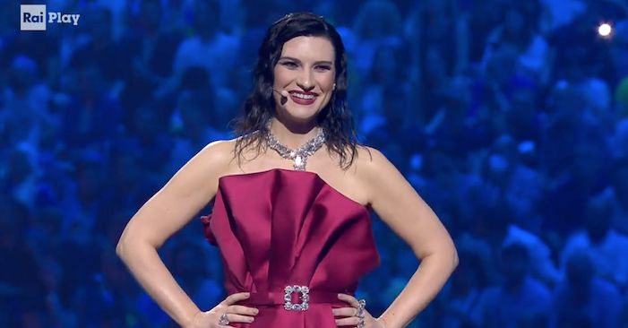 Laura Pausini omaggia Sanremo all'Eurovision, ma Rai Uno la censura