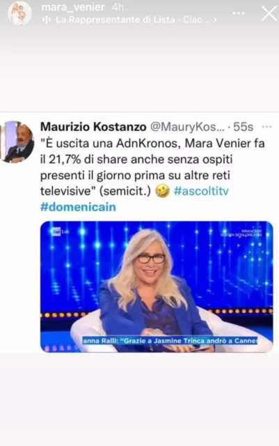L'ipotetica frecciatina di Mara a Manuel Bortuzzo