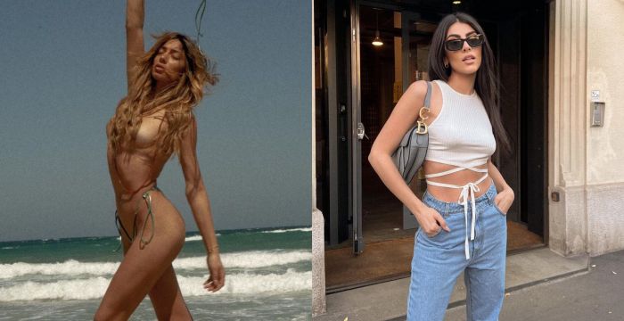 Soleil Sorge accusata di copiare la linea di costumi di Giulia Salemi Soleil Sorge accusata di copiare la linea di costumi di Giulia Salemi