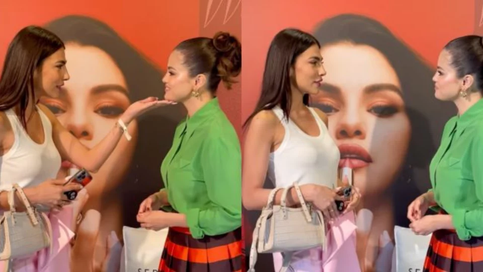 Giulia Salemi incontra Selena Gomez, ma piovono critiche per un suo gesto