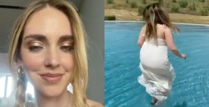 Chiara Ferragni, una fan si butta vestita in piscina dopo una sua risposta