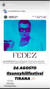 La storia Instagram di Fedez