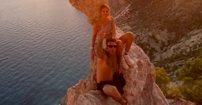 Fedez e Chiara Ferragni, il selfie ad alta quota a Ibiza è da brividi