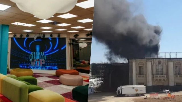 GF Vip, scoppia un maxi incendio a Cinecittà: a rischio la casa