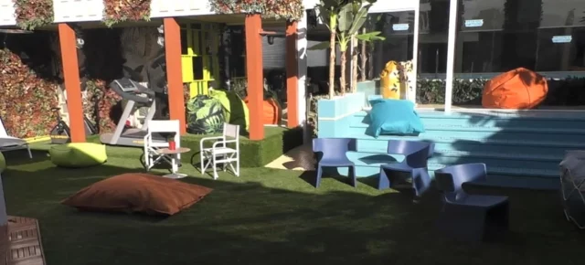 La casa del GF Vip 7: il giardino
