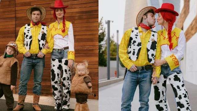 I Ferragnez si vestono da Toy Story per Halloween: i costumi geniali