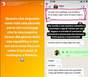 Storie Instagram di Ginevra Lamborghini
