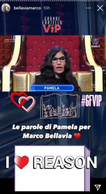 La risposta di Marco a Pamela Prati