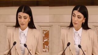 Giulia Salemi alla Camera per la Giornata contro la Violenza sulle Donne