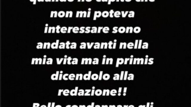 Instagram stories - Noemi Sales di Uomini e Donne