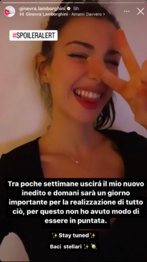 La storia Instagram di Ginevra Lamborghini