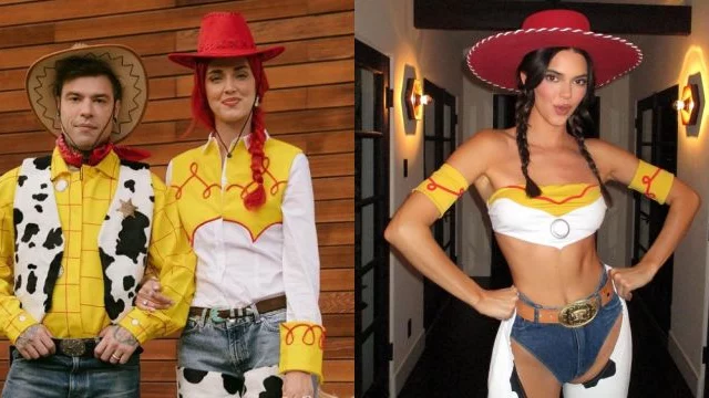 Chiara Ferragni e Kendall Jenner vestite uguali per Halloween