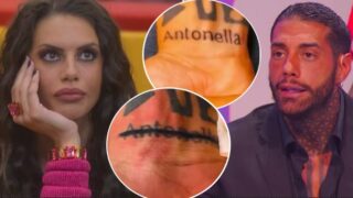 Antonella Fiordelisi, Chiofalo cancella il tatuaggio dedicato all'ex