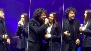 Francesco Renga duetta con la figlia Jolanda: la reazione di Ambra
