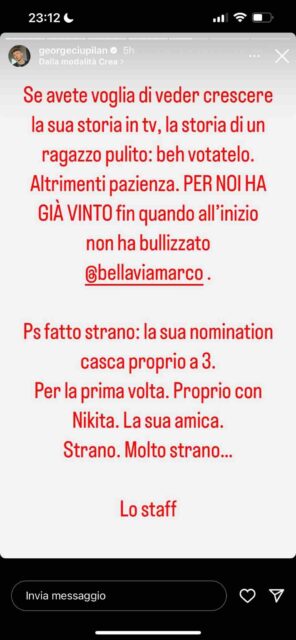 Instagram Stories - George Ciupilan - PARTE 3