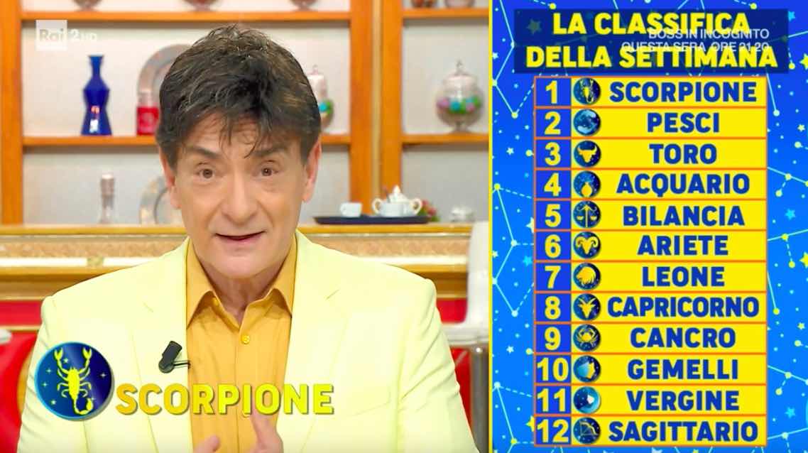 Oroscopo Paolo Fox settimana classifica dal 30 gennaio al 5 febbraio