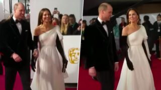 Kate Middleton ai Bafta Awards sfoggia un abito indossato nel 2019