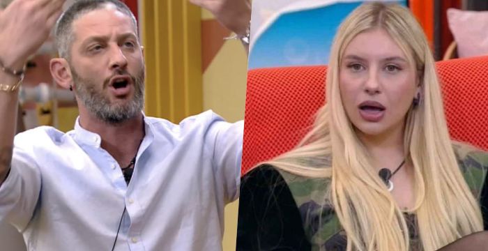 Edoardo Tavassi litiga furiosamente con Micol Edoardo Tavassi litiga furiosamente con Micol