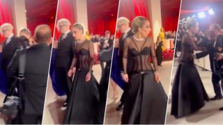 Lady Gaga: un fotografo inciampa sul red carpet, lei lo aiuta