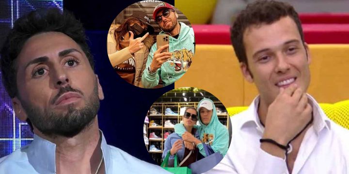 Edoardo Donnamaria indossa la stessa felpa dell’ex di Antonella Edoardo Donnamaria indossa la stessa felpa dell’ex di Antonella